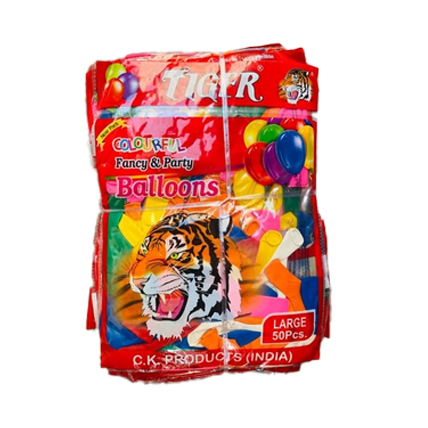 Mix Colourful Fancy And Party Balloon Large 50 Pcs